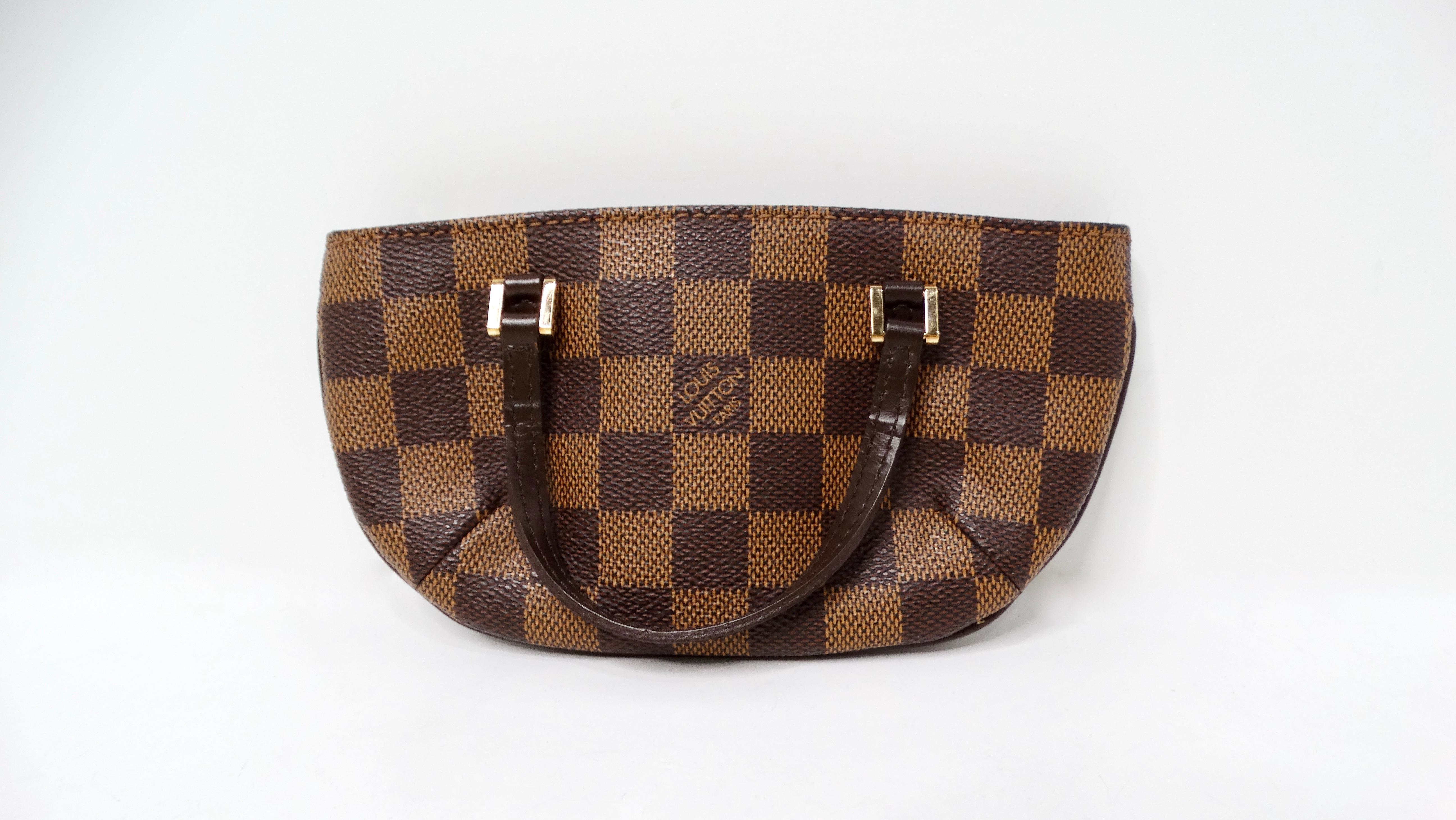 Louis Vuitton Damier Ebene Manosque GM Pochette In Good Condition For Sale In Scottsdale, AZ