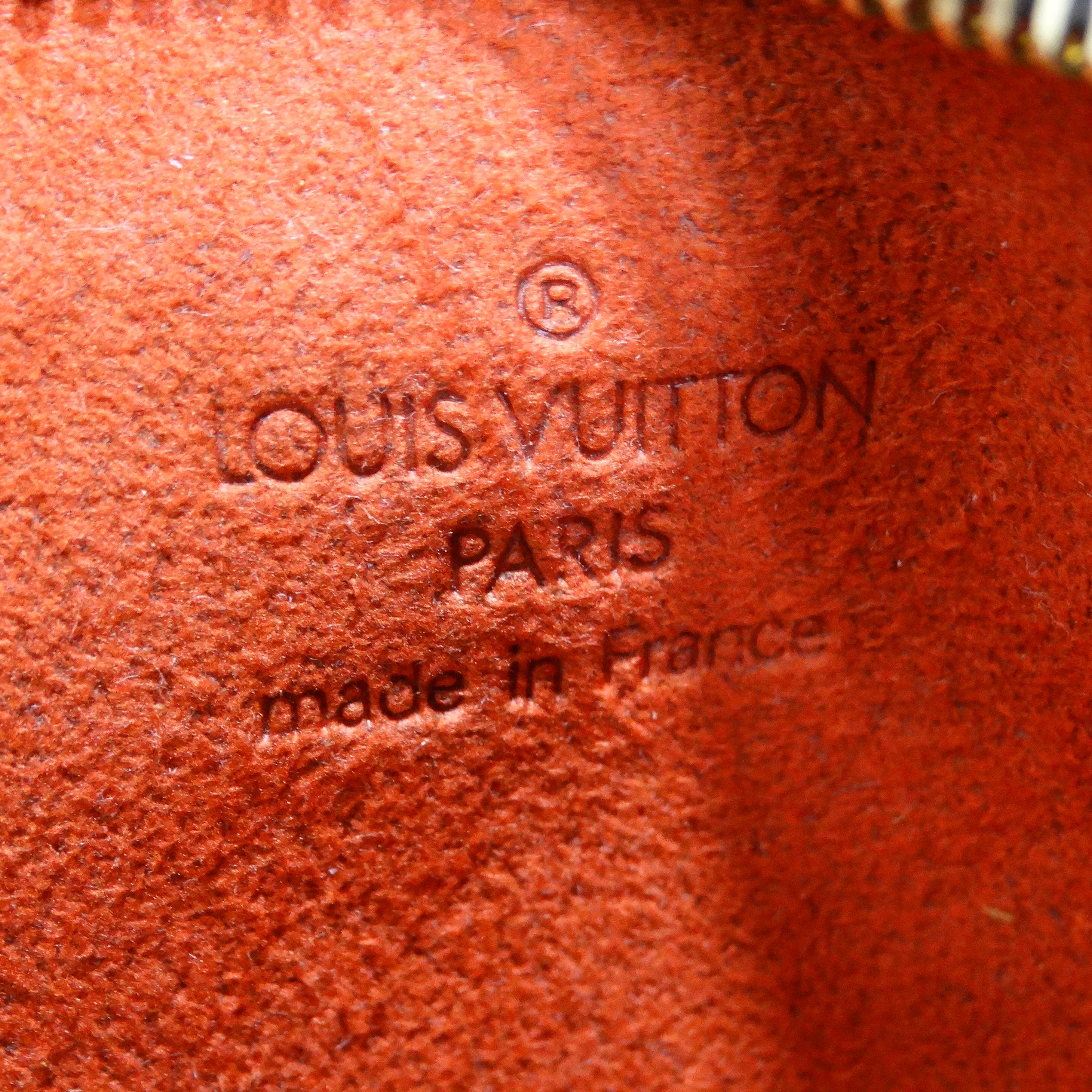 Louis Vuitton Damier Ebene Manosque GM Pochette In Excellent Condition For Sale In Scottsdale, AZ