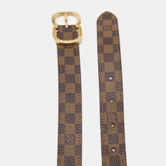 Louis Vuitton Damier Ebene Mini Belt 80CM