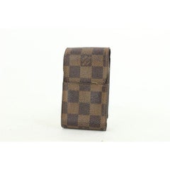Louis Vuitton Damier Ebene Mobile Etui Phone Case Cigarette Box 528lvs610