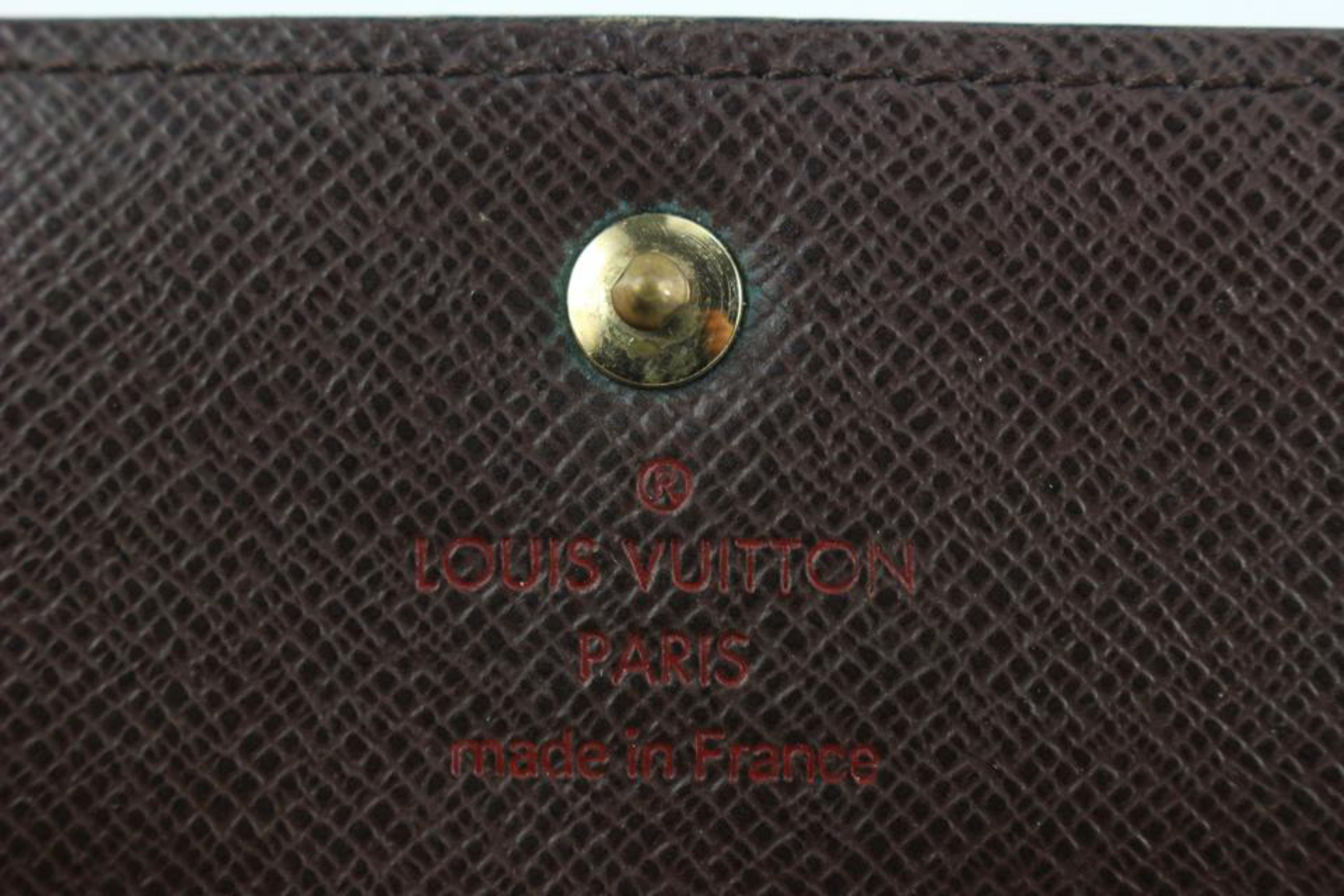 Louis Vuitton Damier Ebene Multicles 4 Schlüsselanhänger-Etui 1213lv22, Damier Ebene 4