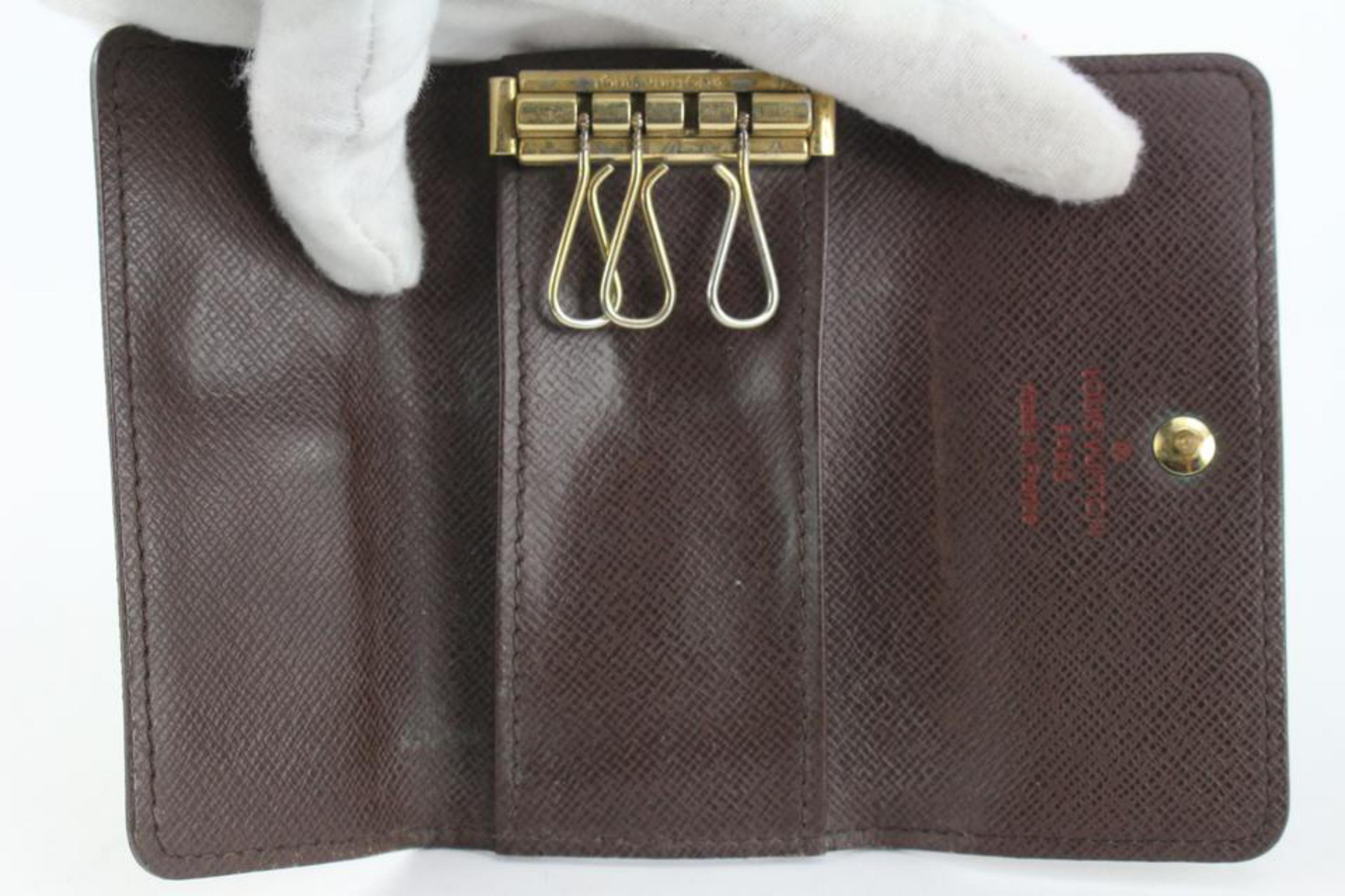 Louis Vuitton Damier Ebene Multicles 4 Key Holder Case 1213lv22 For Sale 3