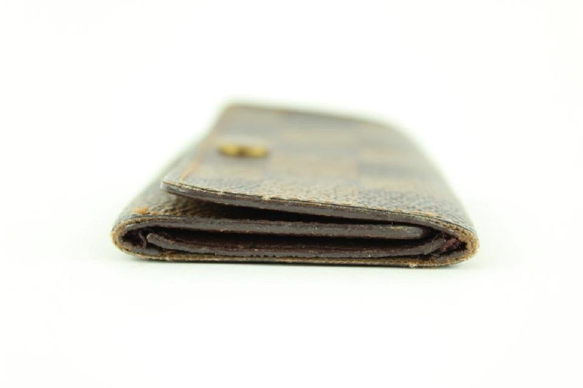 Louis Vuitton Damier Ebene Multicles 4 Key Holder Wallet case 348lvs520 For Sale 2