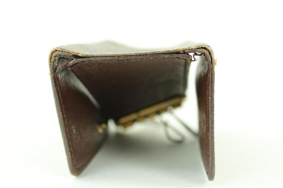 Louis Vuitton Damier Ebene Multicles 4 Key Holder Wallet case 348lvs520 For Sale 4