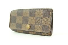 Louis Vuitton Damier Ebene Multicles 4 Key Holder Wallet case 348lvs520