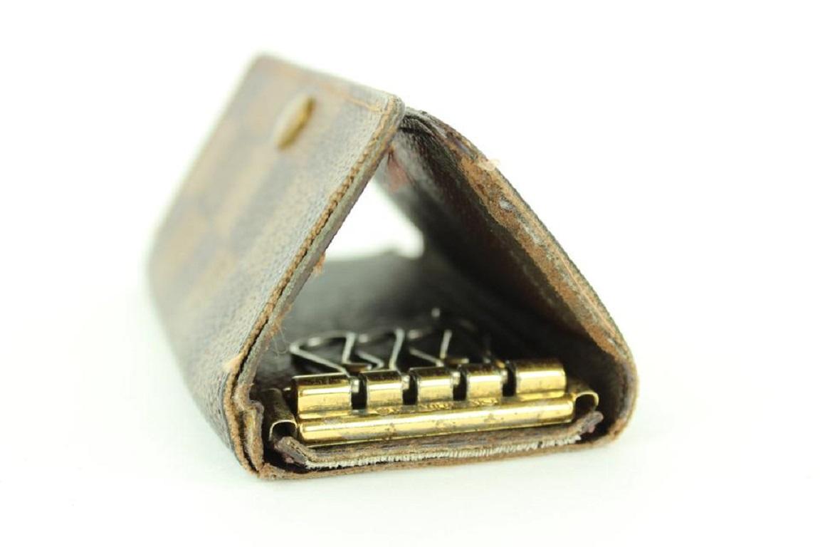 Women's Louis Vuitton Damier Ebene Multicles 4 Key Holder Wallet case 348lvs520 For Sale