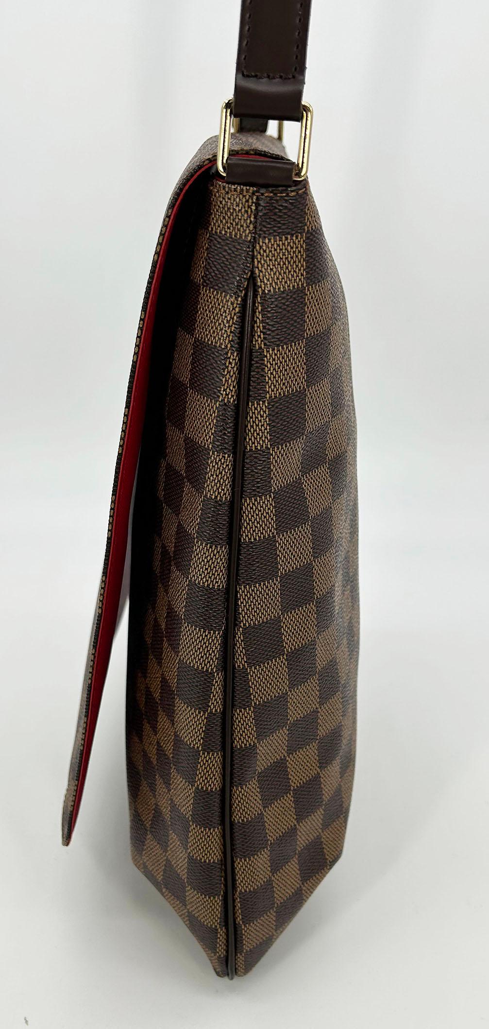 Louis Vuitton Damier Ebene Musette Salsa GM Shoulder Bag For Sale 2