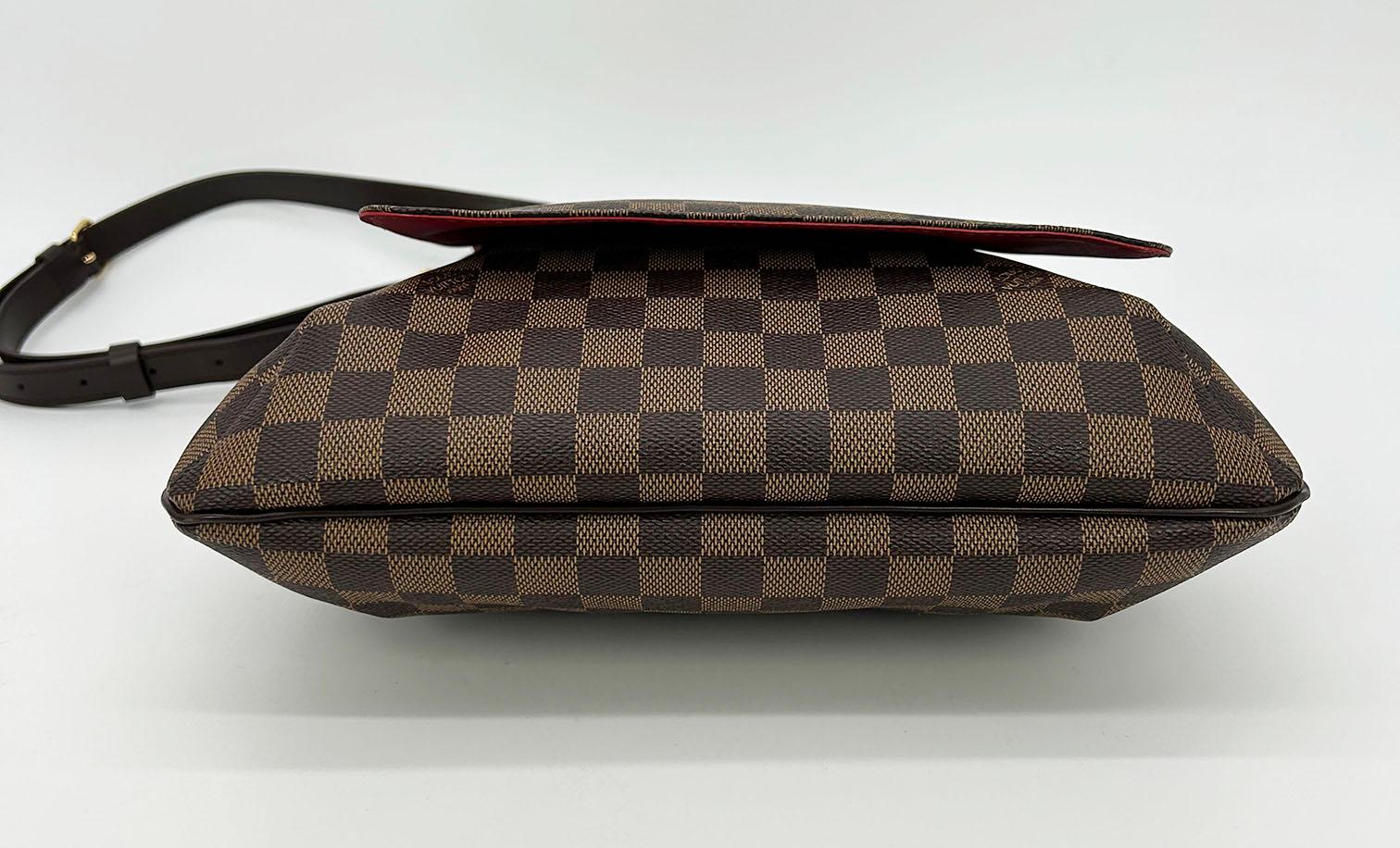 Louis Vuitton Damier Ebene Musette Salsa GM Shoulder Bag For Sale 3