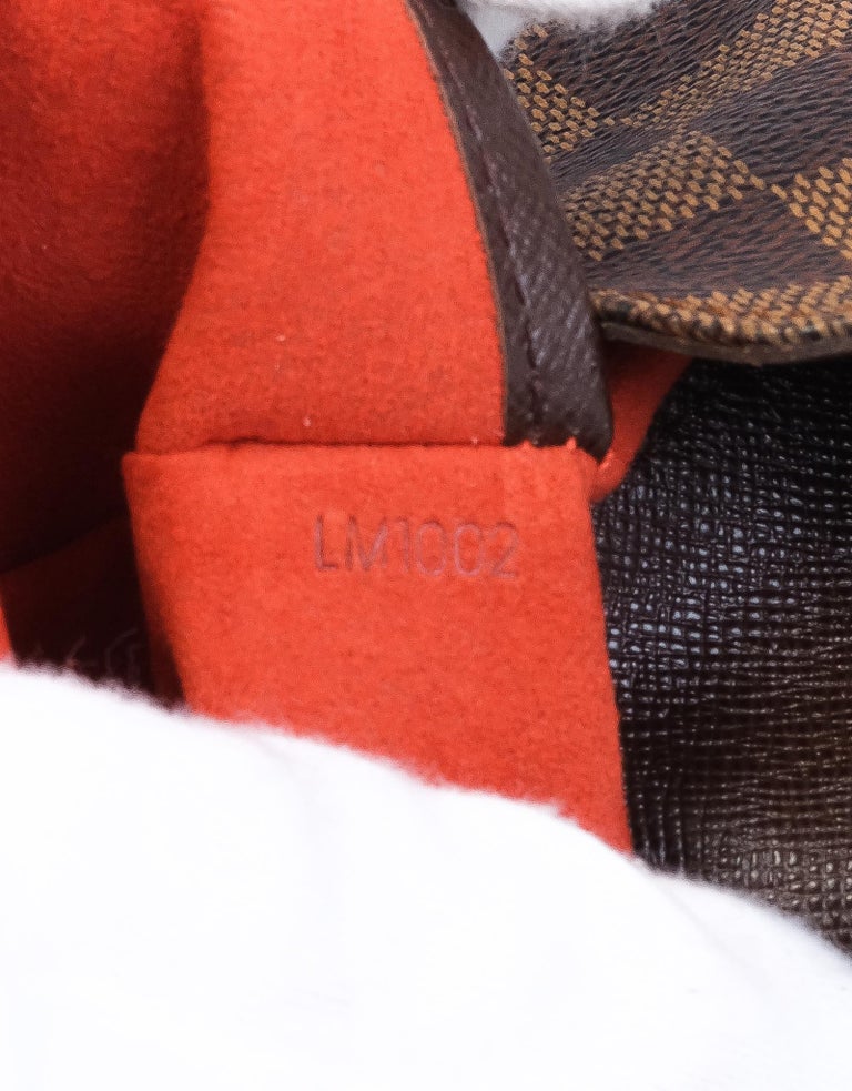 Sold at Auction: Louis Vuitton Damier Ebene Canvas Musette Tango Shoulder  Bag Date Code: LM0064
