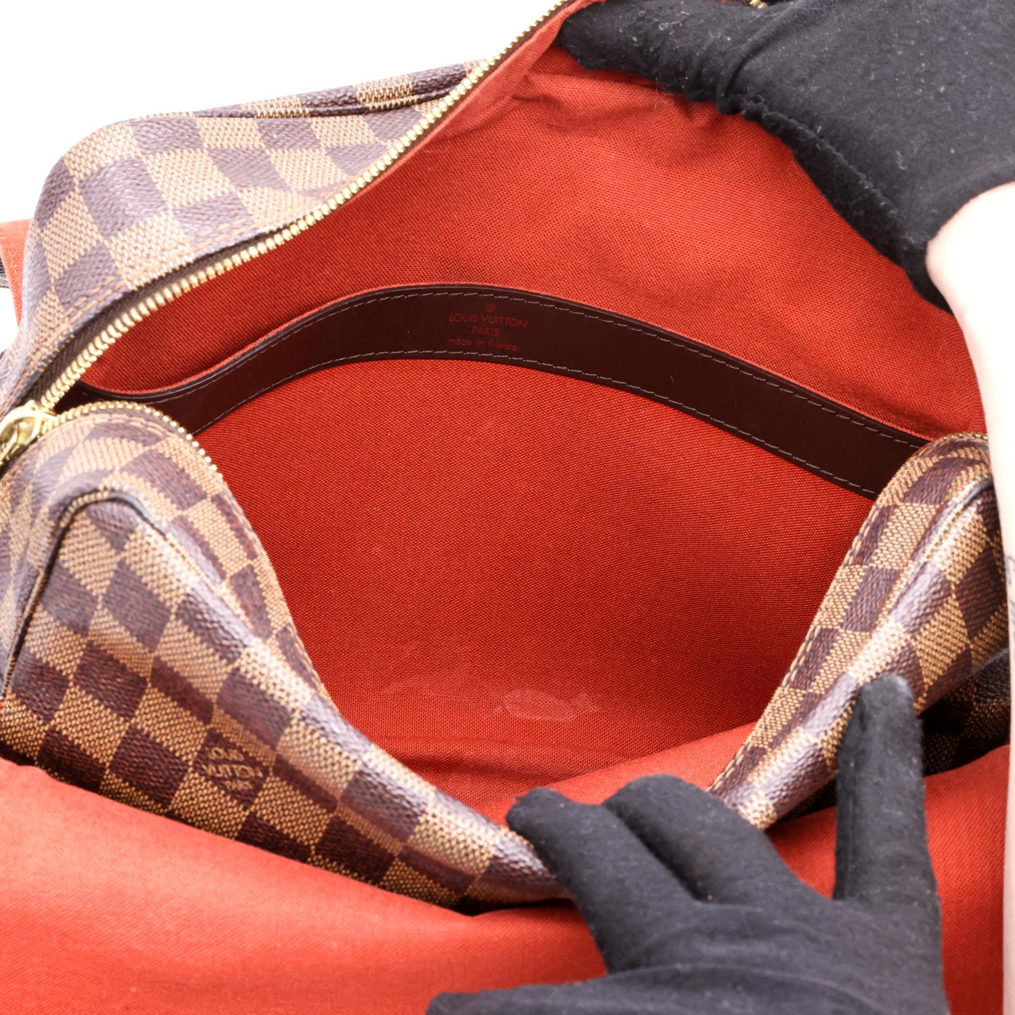Louis Vuitton Damier Ebene Naviglio Messenger Crossbody Shoulder GM Bag, 2005. 9