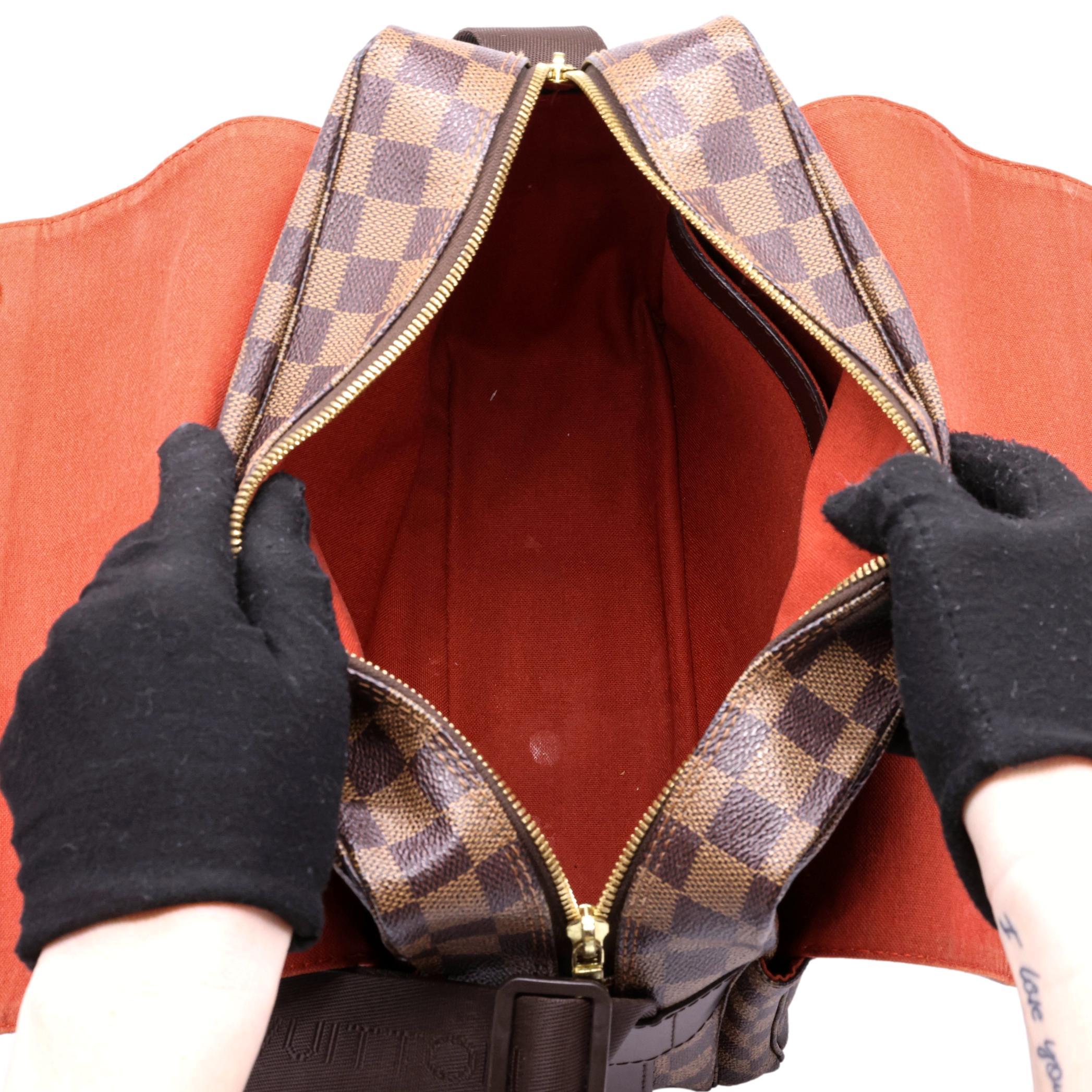 Louis Vuitton Damier Ebene Naviglio Messenger Crossbody Shoulder GM Bag, 2005. 10