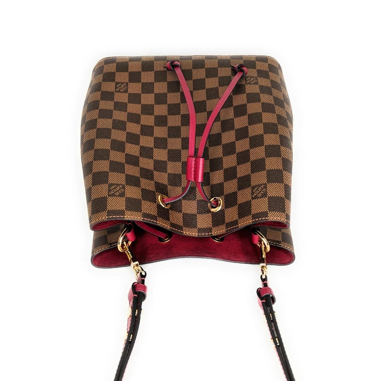 Louis Vuitton, Bags, Louis Vuitton Louis Vuitton Damier Neonoe Shoulder  Bag Cherry Berry Ebene N4