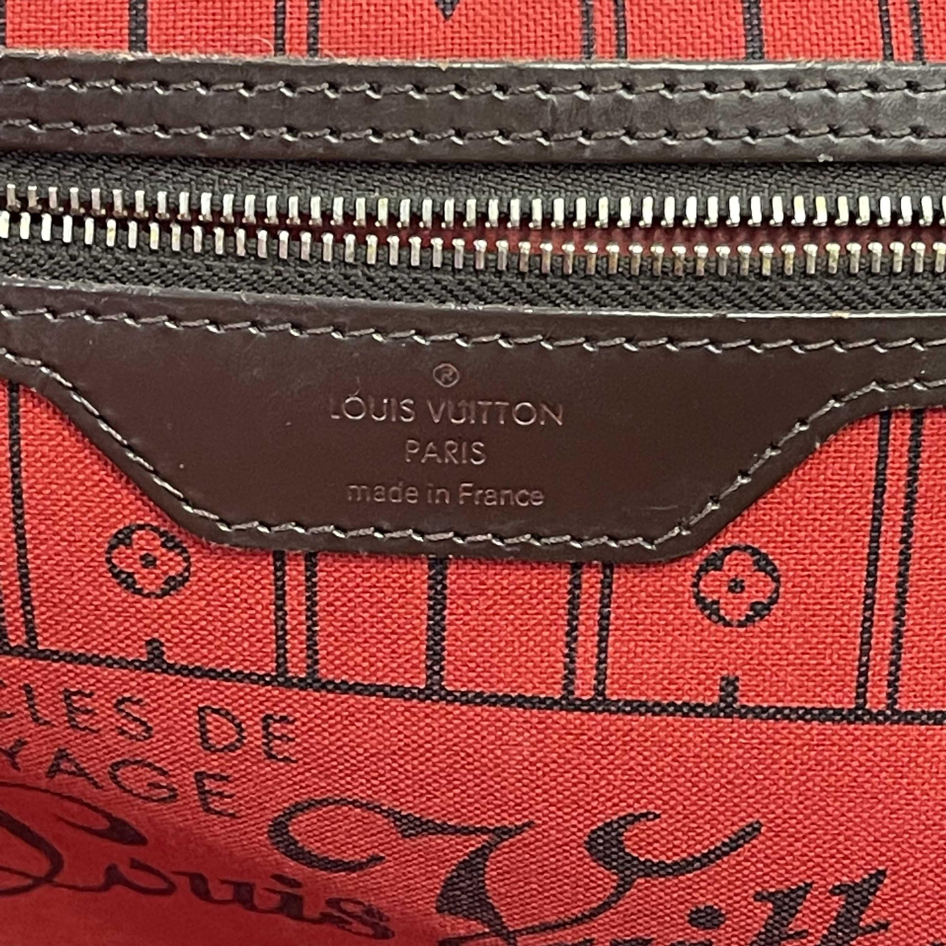 	Louis Vuitton - Damier Ebene Neverfull GM - Fourre-tout marron en vente 11