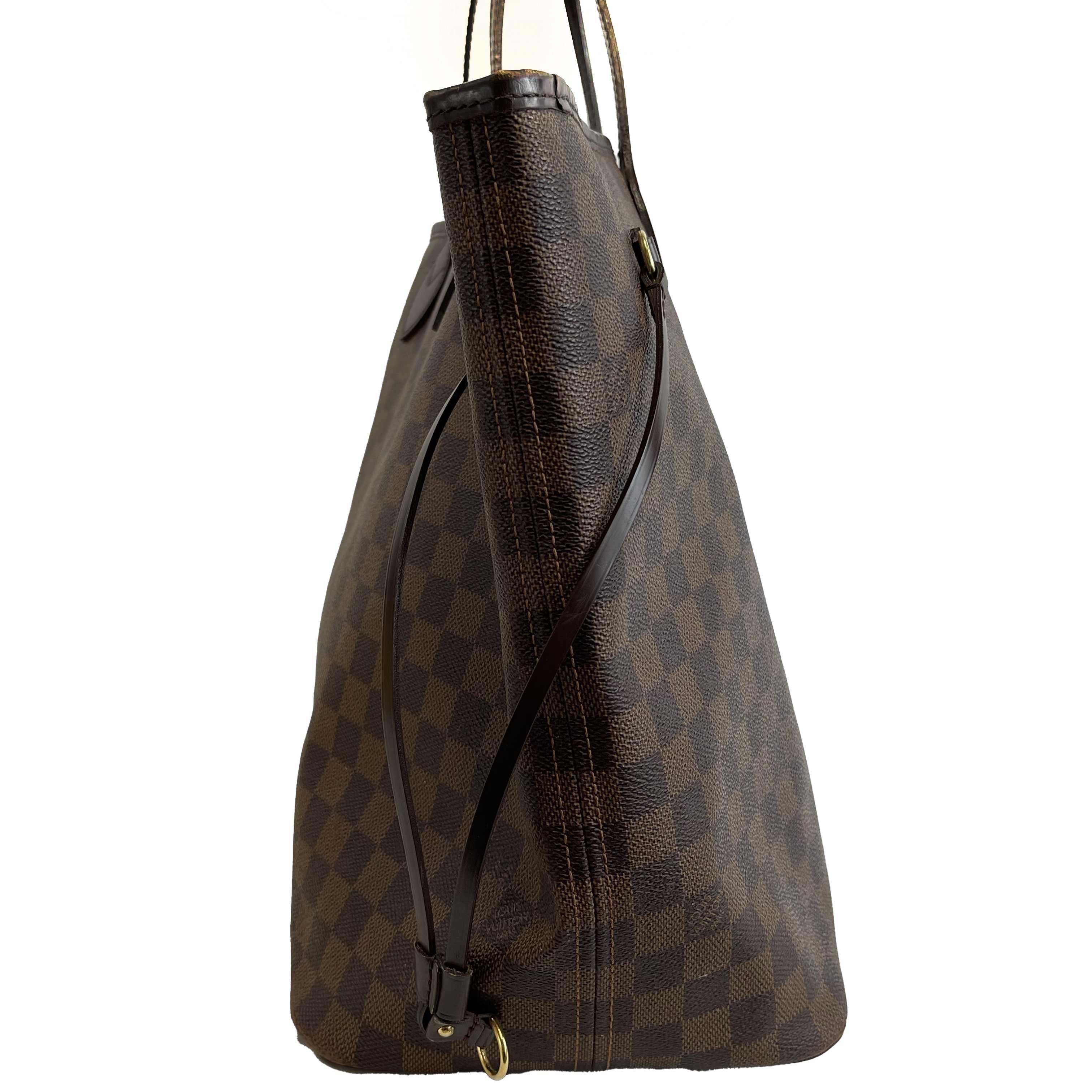 	Louis Vuitton - Damier Ebene Neverfull GM - Brown Tote For Sale 11