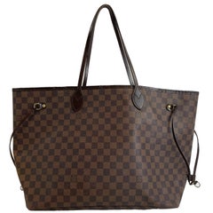 Louis Vuitton - Damier Ebene Neverfull GM - Brown Tote