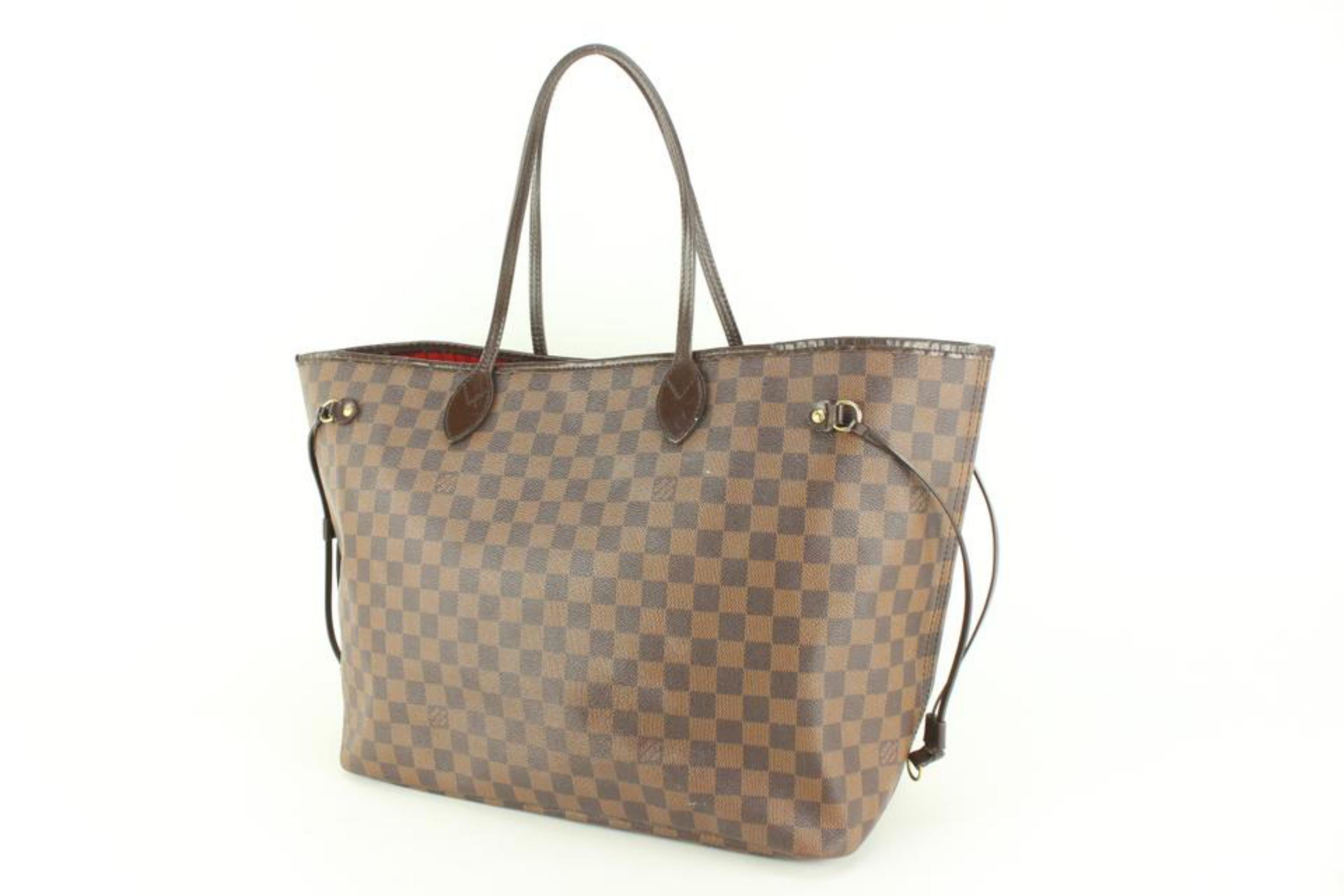 Louis Vuitton Damier Ebene Neverfull GM Tote Bag 53lk518s For Sale 4