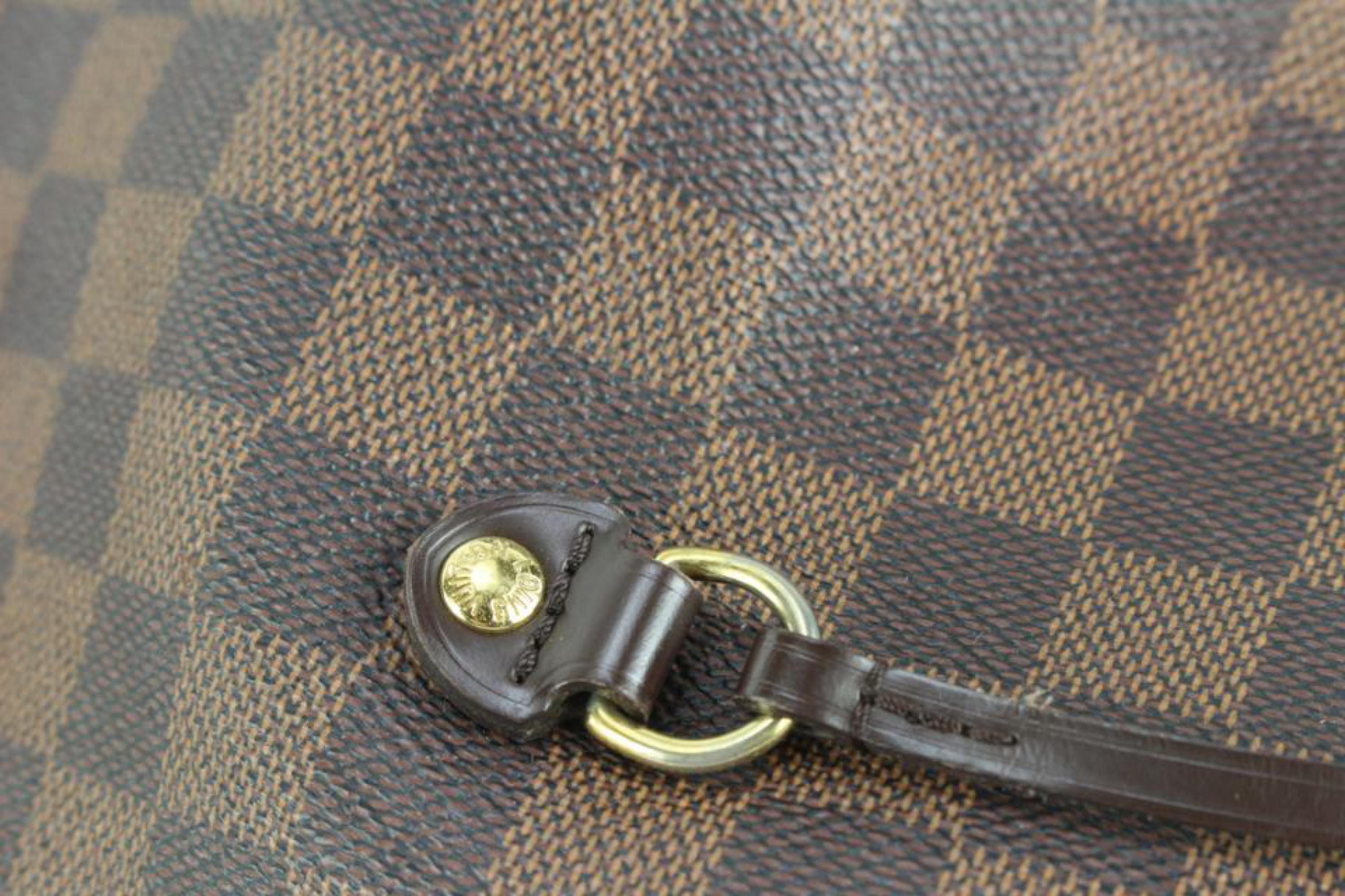 Louis Vuitton Sac fourre-tout Neverfull GM damier ébène 53lk518s Pour femmes en vente