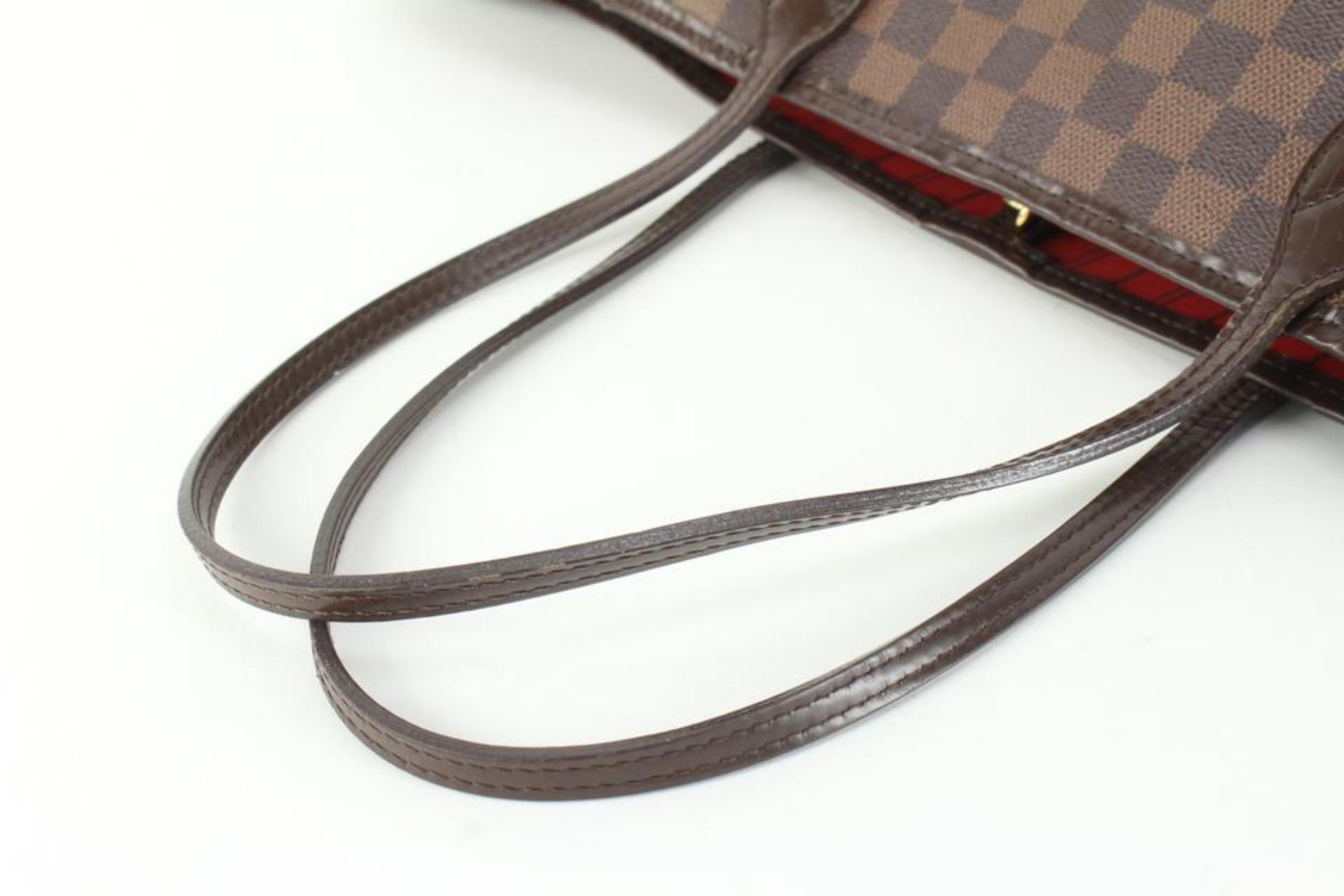 Women's Louis Vuitton Damier Ebene Neverfull GM Tote Bag 53lk518s For Sale