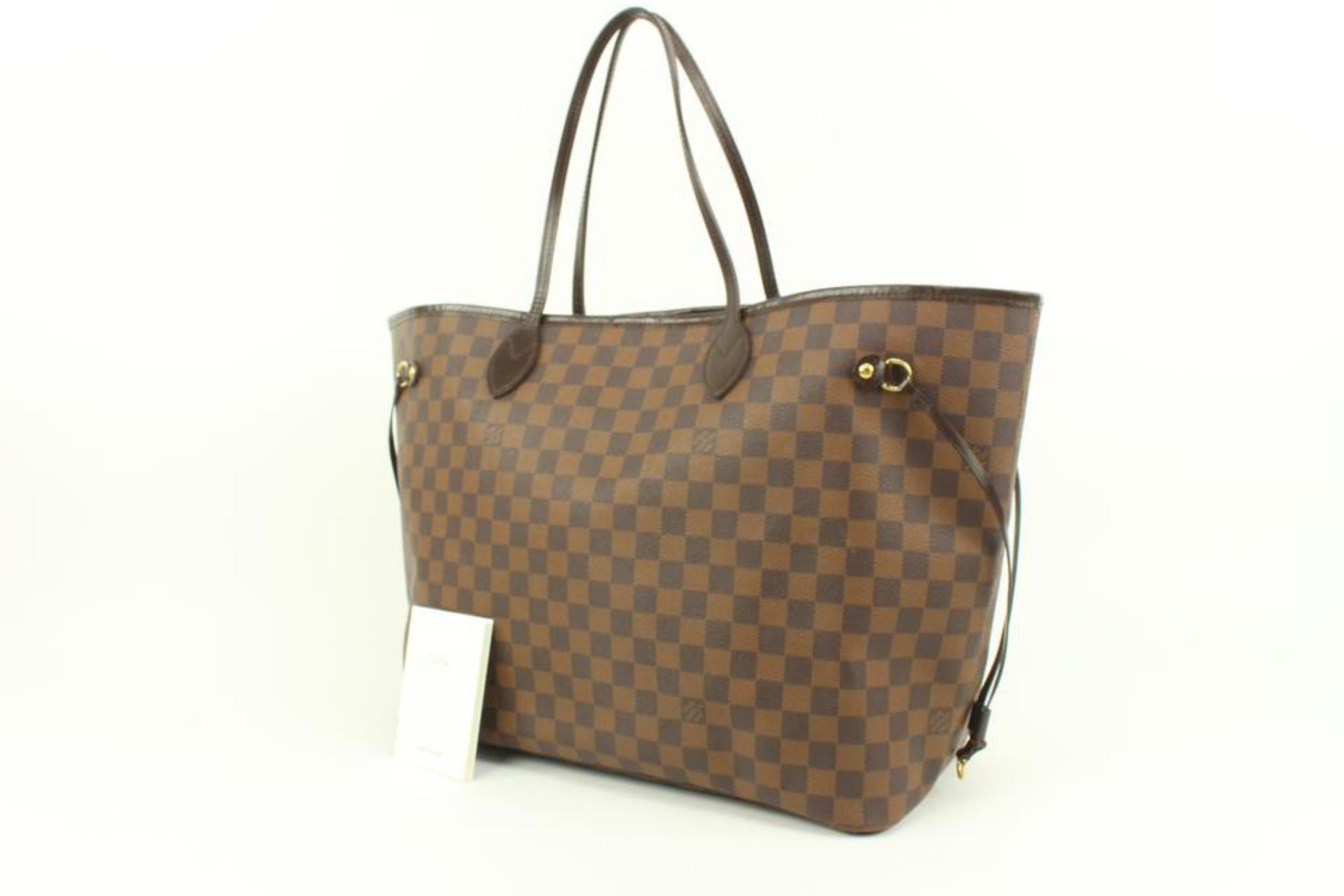 Louis Vuitton Damier Ebene Neverfull GM Tote Bag 83lv33s
Date Code/Serial Number: No Code
Made In: U.S.A
Measurements: Length:  21.5