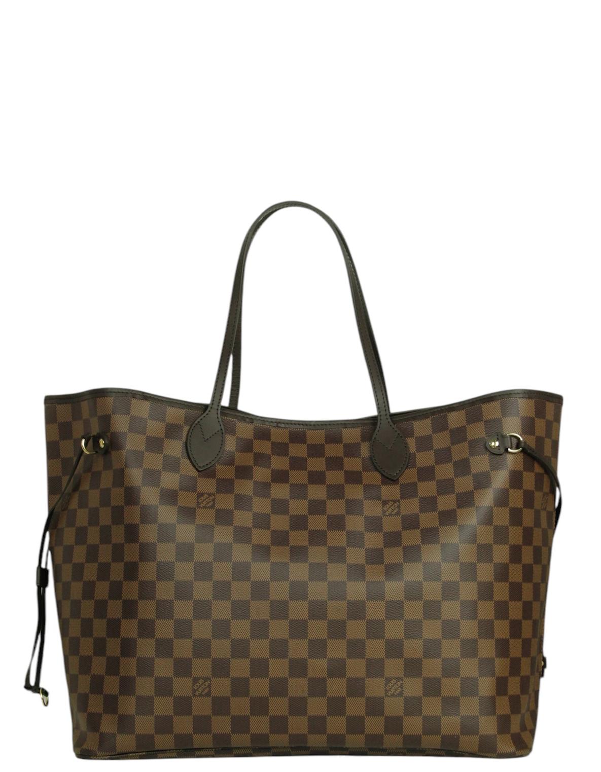 Louis Vuitton Damier Ebene Neverfull GM Tote Bag w/ Insert In Excellent Condition In New York, NY