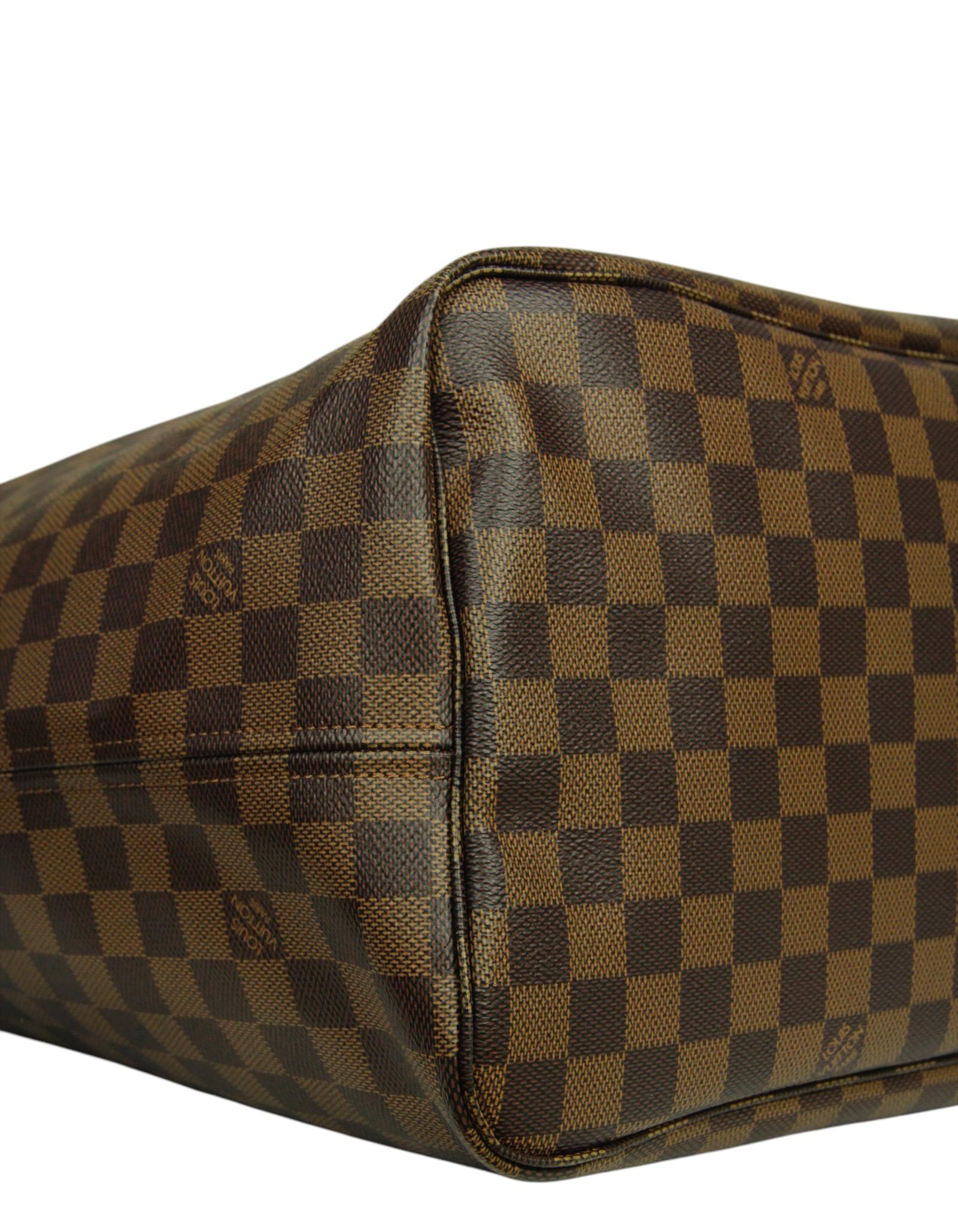 Louis Vuitton Damier Ebene Neverfull GM Tote Bag w/ Insert 1
