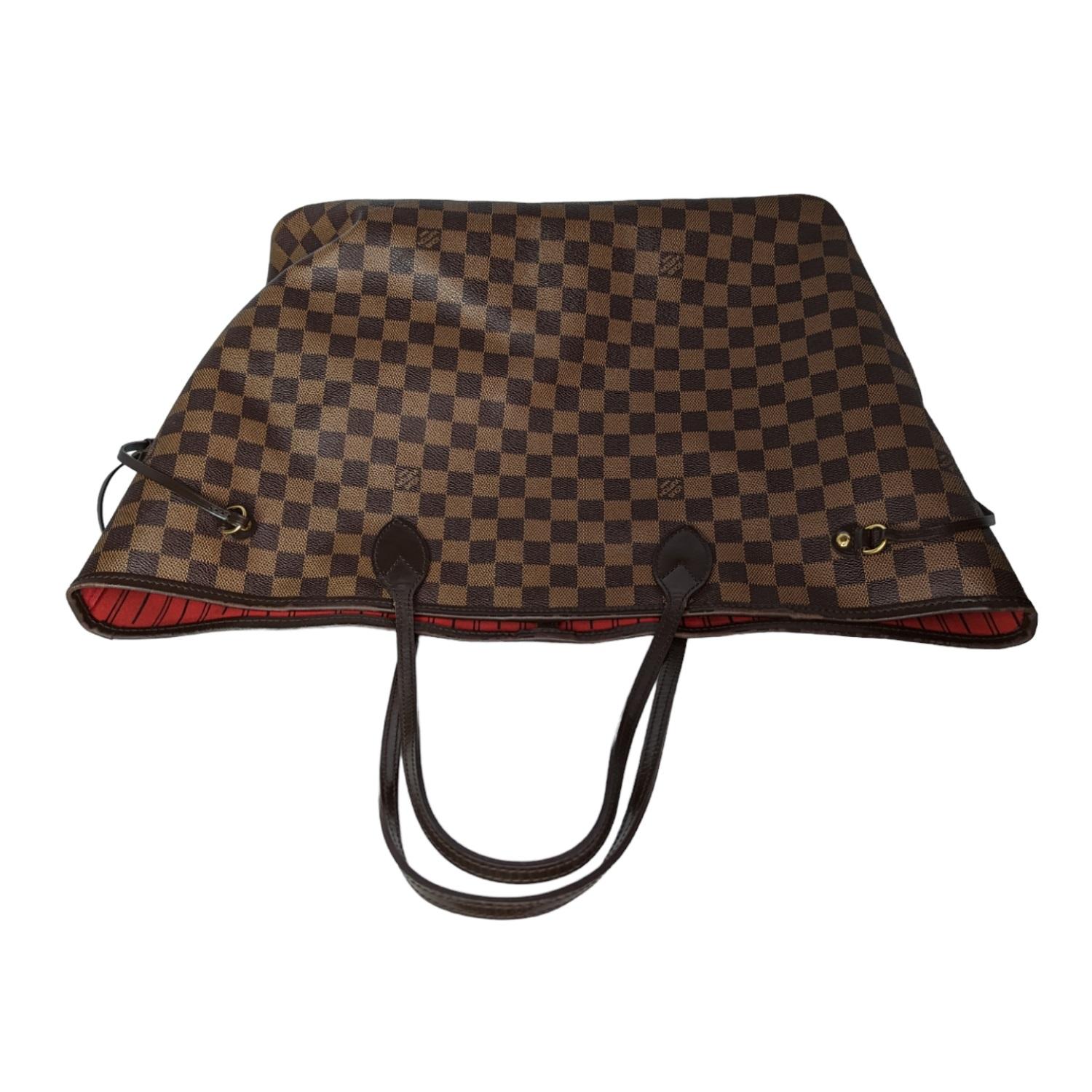 Louis Vuitton Damier Ebene Neverfull GM Tote 1