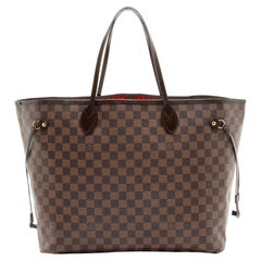 Louis Vuitton Damier Ebene Neverfull GM Tote