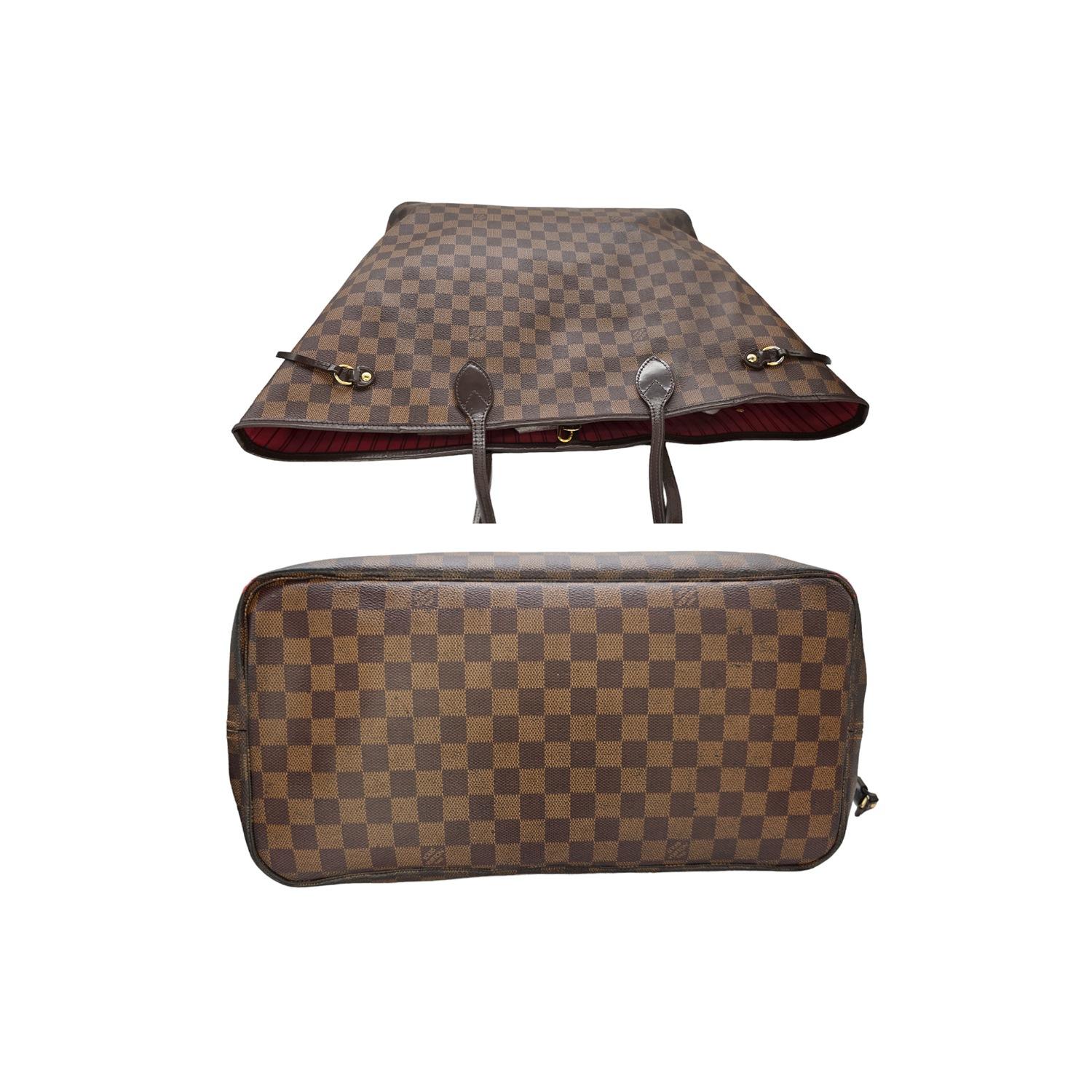 Louis Vuitton Damier Ebene Neverfull GM con bolsa en Bueno Estado en Scottsdale, AZ