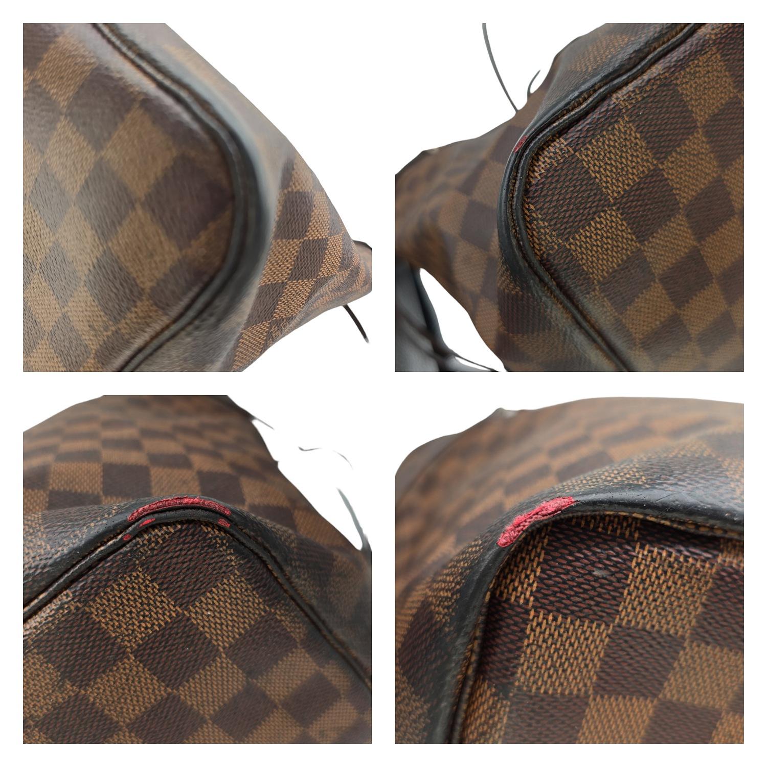 Louis Vuitton Damier Ebene Neverfull GM con bolsa 4