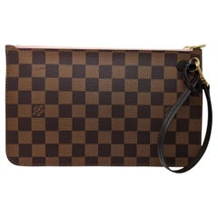 Louis Vuitton - Pochette Neverfull MM GM en damier ébène