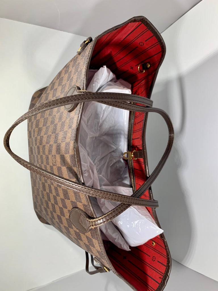 Neverfull MM Damier Ebène Canvas - Handbags