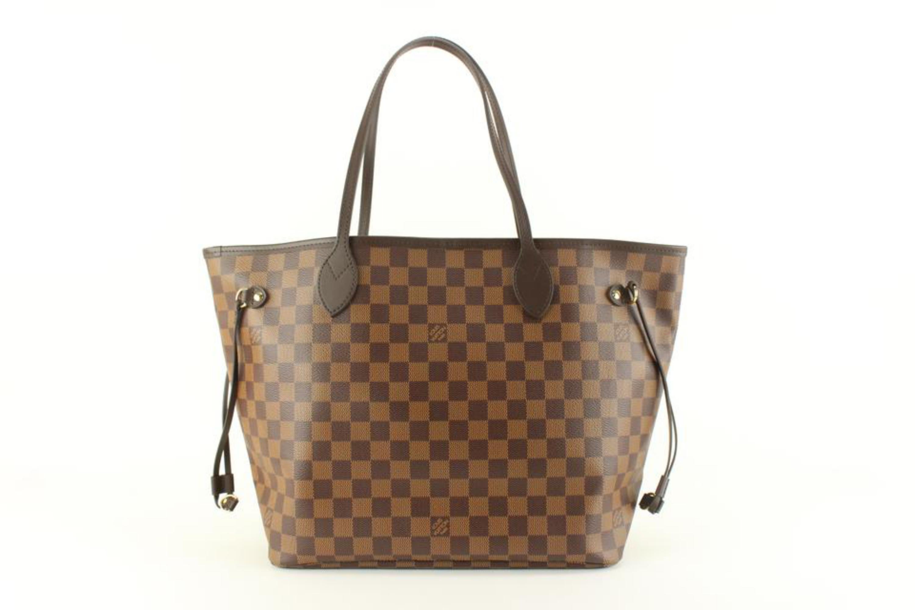 Women's Louis Vuitton Damier Ebene Neverfull MM Tote 2lv89s