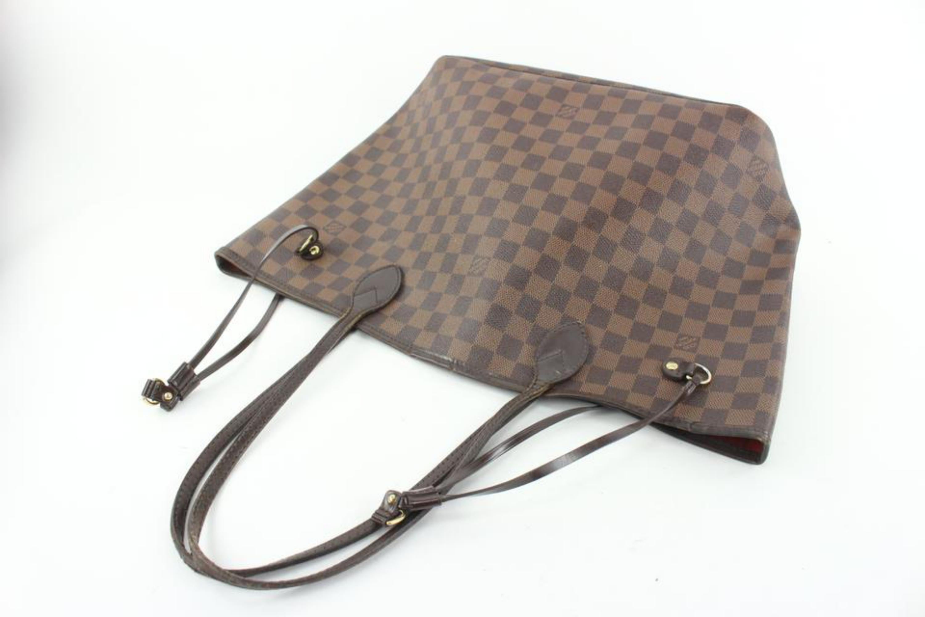 Louis Vuitton Damier Ebene Neverfull MM Tote Bag 1LV1228 For Sale 1