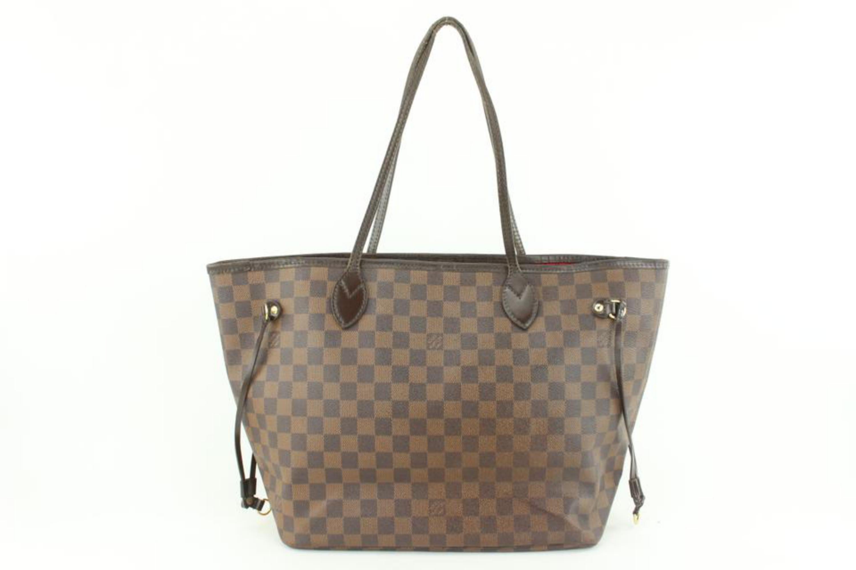 Louis Vuitton Damier Ebene Neverfull MM Tote Bag 1LV1228 For Sale 2