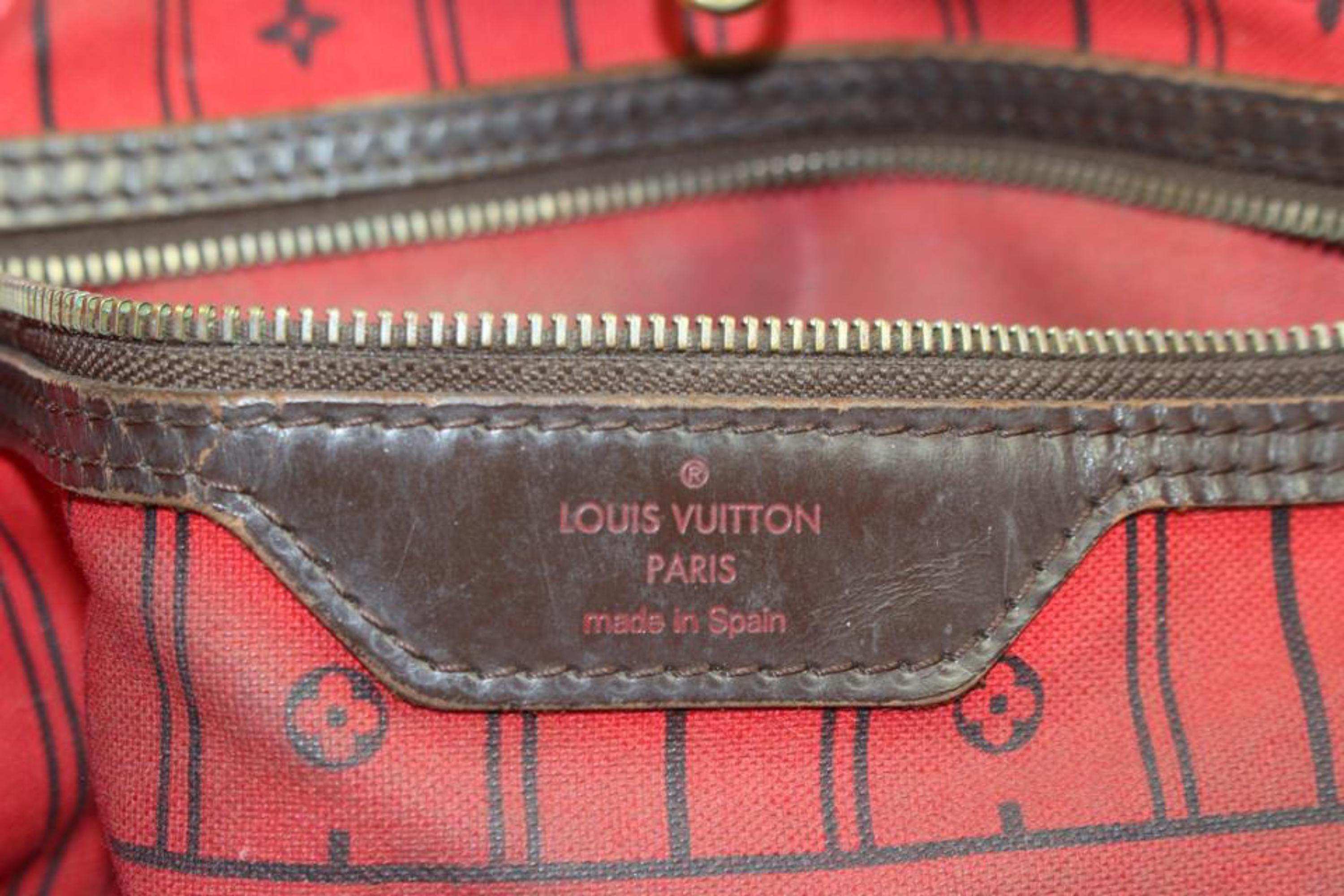 Louis Vuitton Damier Ebene Neverfull MM Tote bag 21lv31s For Sale 3