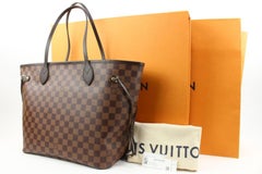 Louis Vuitton Damier Ebene Neverfull MM Tote Bag 26lv217s