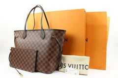 Louis Vuitton Damier Ebene Neverfull MM Tote Bag 28lv217s