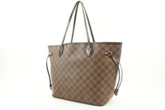 Louis Vuitton Damier Ebene Neverfull MM Tote Bag 52lv23s