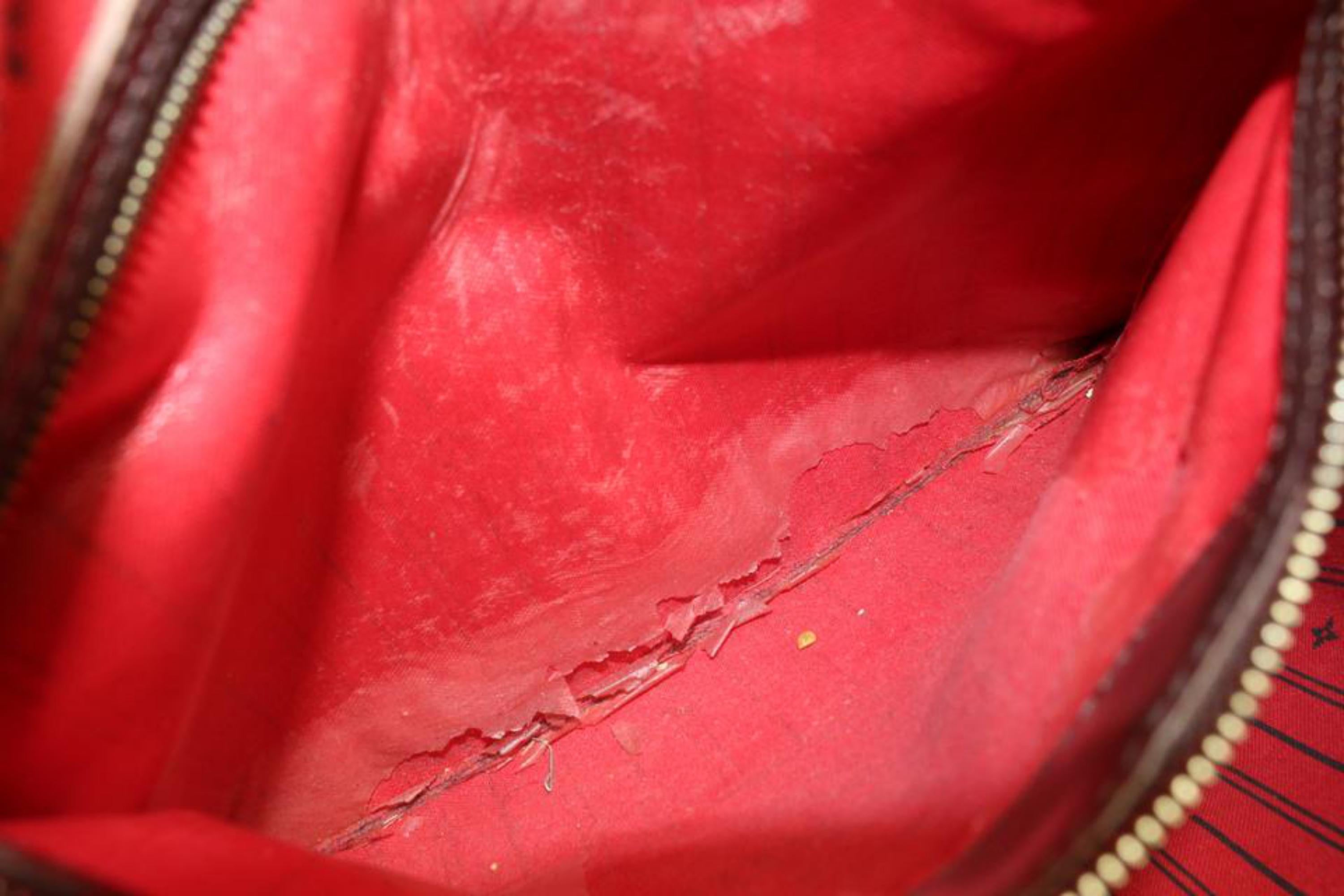 Louis Vuitton Damier Ebene Neverfull MM Tote Bag 60lv128s For Sale 2