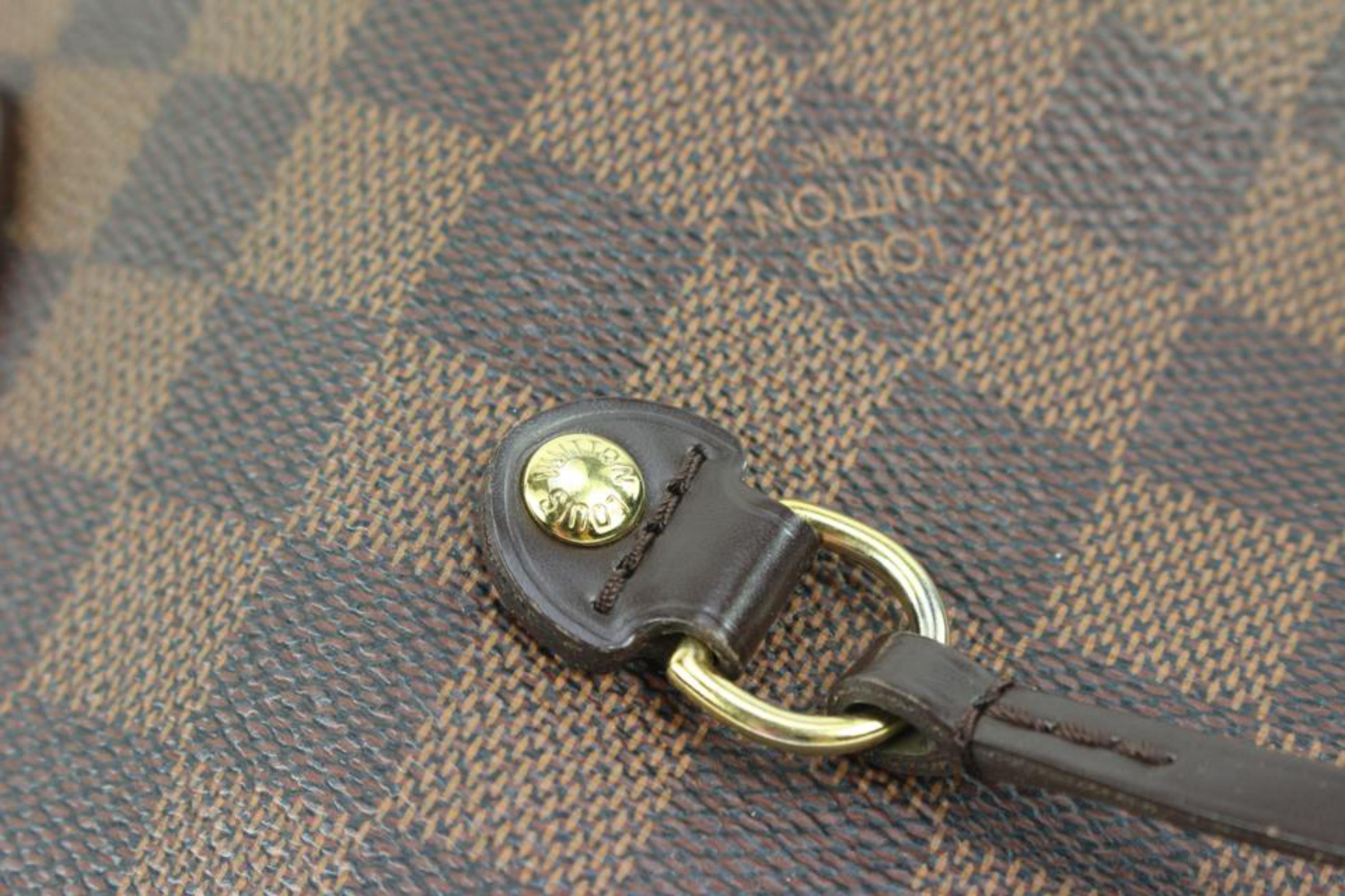 Louis Vuitton - Sac fourre-tout Neverfull MM en damier ébène 60lv128s en vente 7