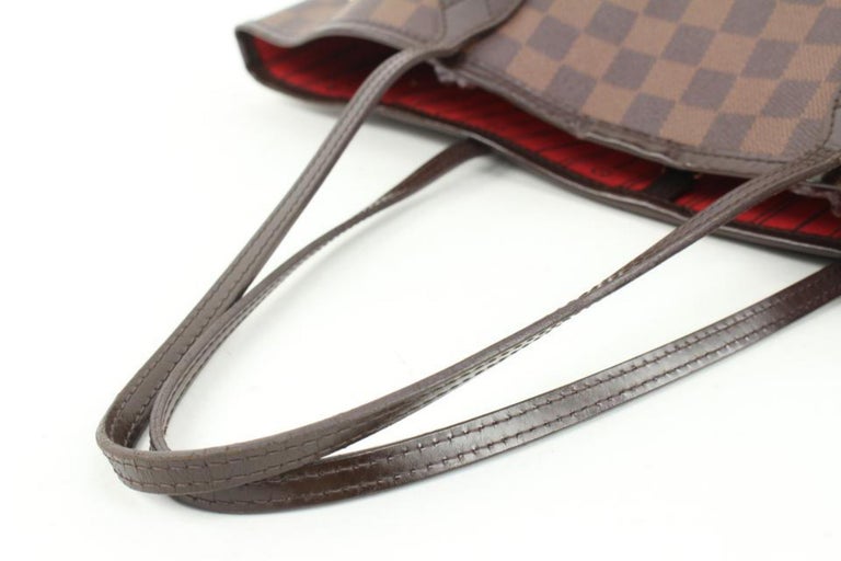 Louis Vuitton Damier Ebene Neverfull MM Tote Bag 60lv128s For Sale at  1stDibs  louis vuitton tote, checkered tote bag louis vuitton, dimensions  of louis vuitton neverfull mm