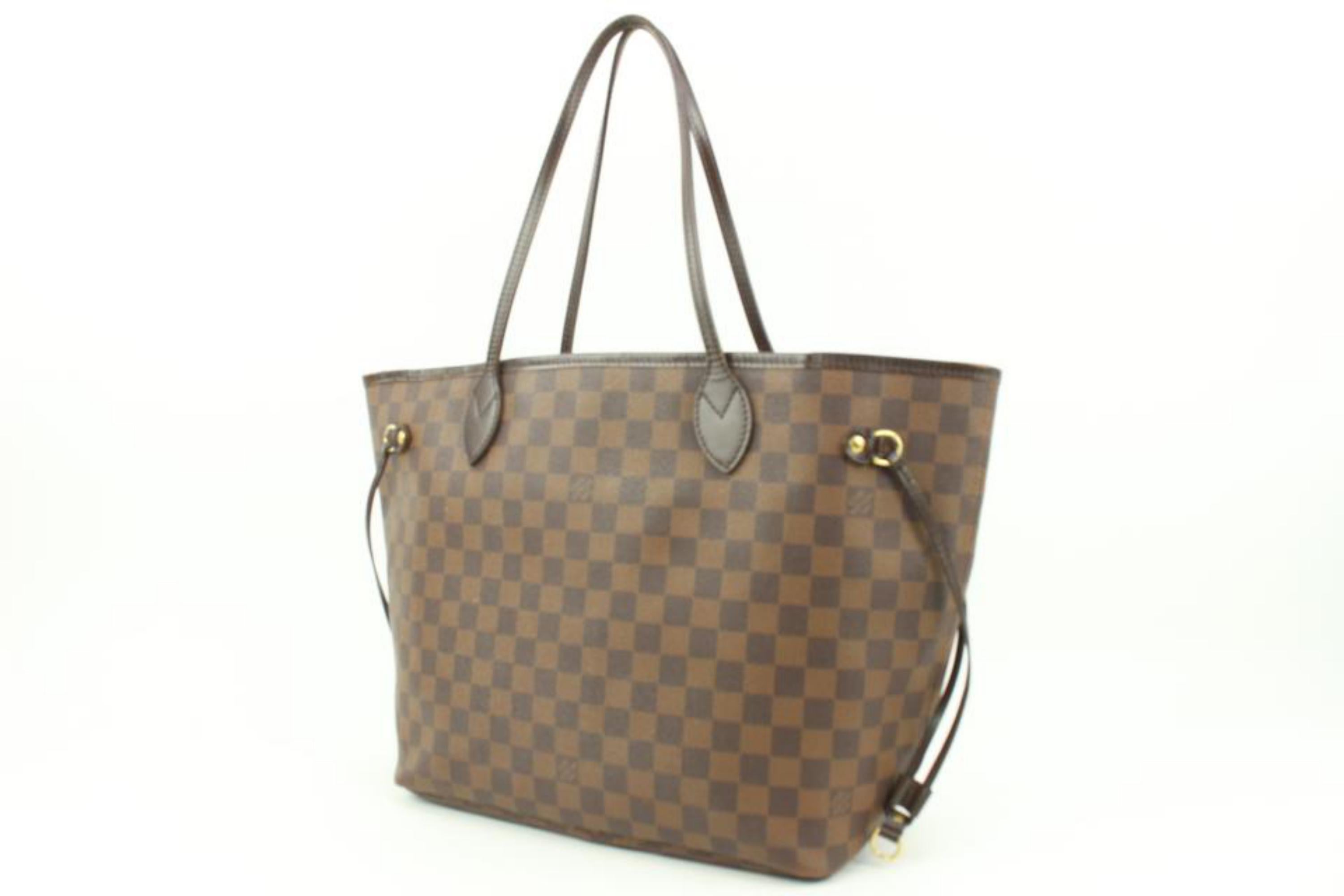 Louis Vuitton Damier Ebene Neverfull MM Tote Bag 62lv23s
Date Code/Serial Number: SP0131
Made In: France
Measurements: Length:  18