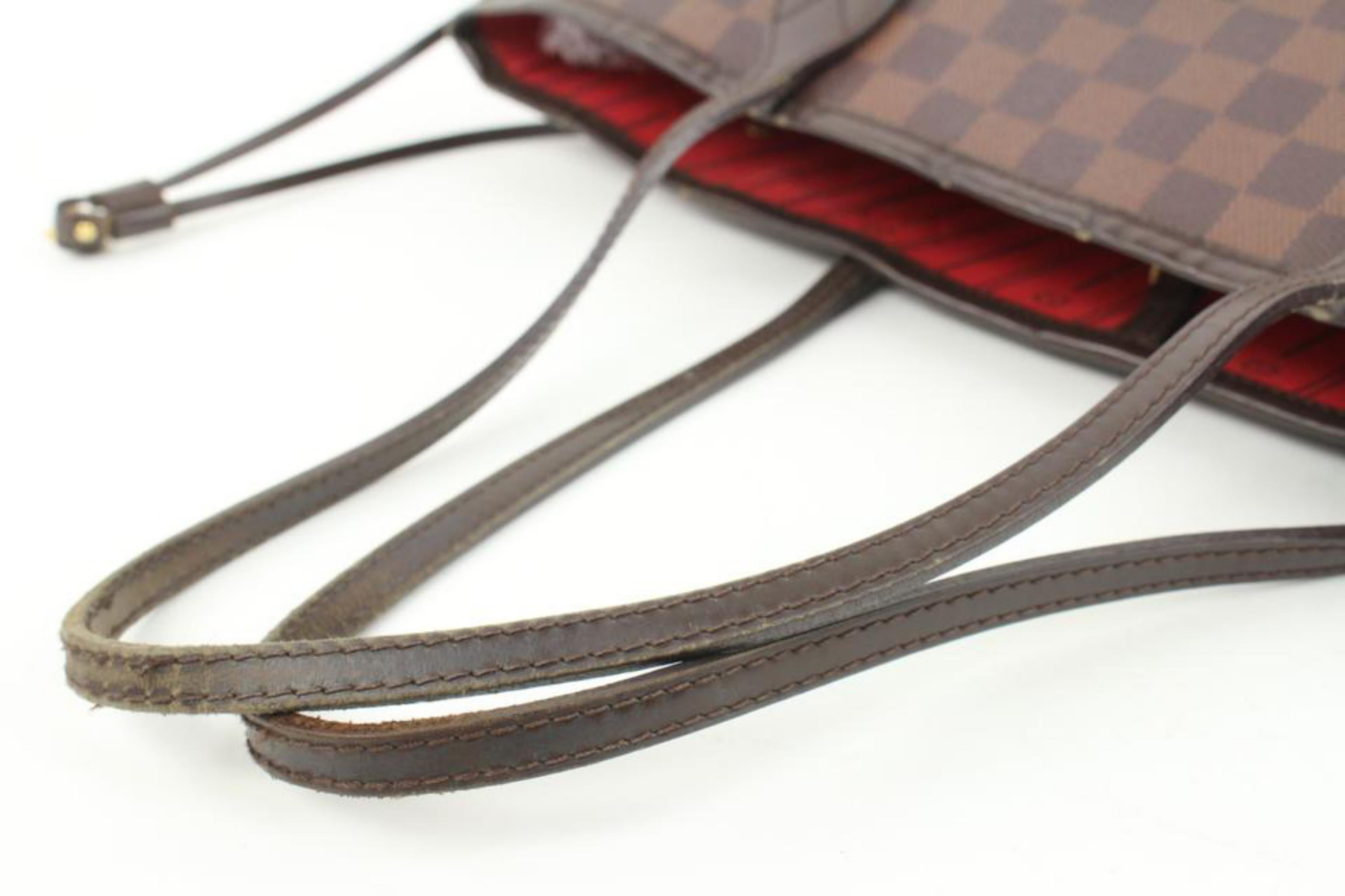 Louis Vuitton - Sac fourre-tout Neverfull MM damier ébène 82lv225s en vente 6