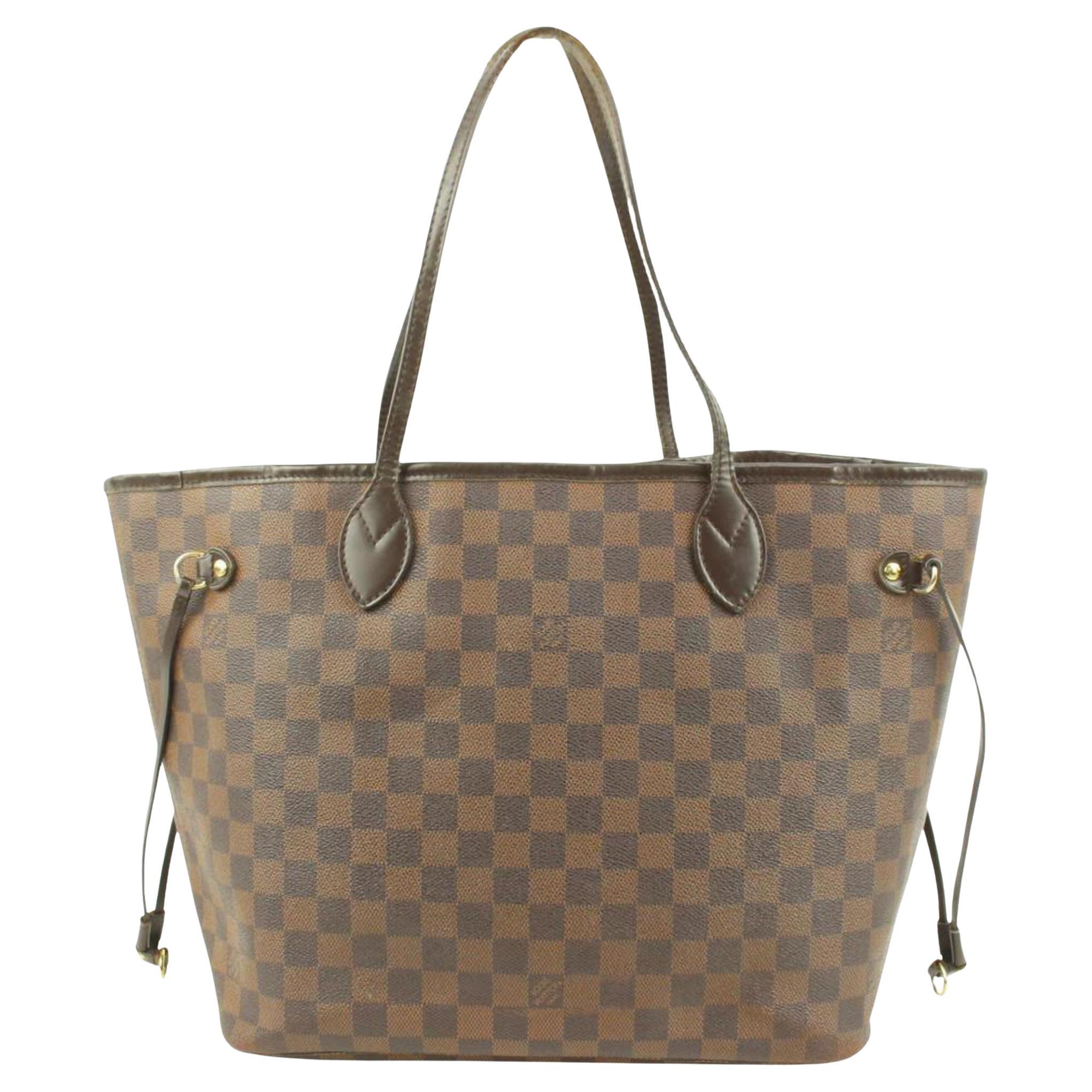 Louis Vuitton Damier Ebene Neverfull MM Tote Bag 82lv225s For Sale