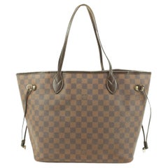 Louis Vuitton Damier Ebene Neverfull MM Tote Bag 82lv225s