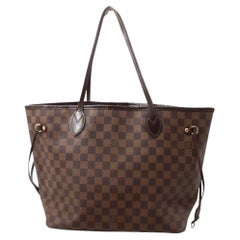 Vintage Louis Vuitton Damier Ebene Neverfull MM Tote Bag 862155
