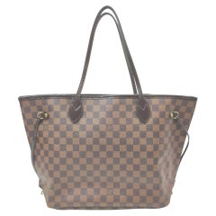 Louis Vuitton Damier Ebene Neverfull MM Tote Bag 862468