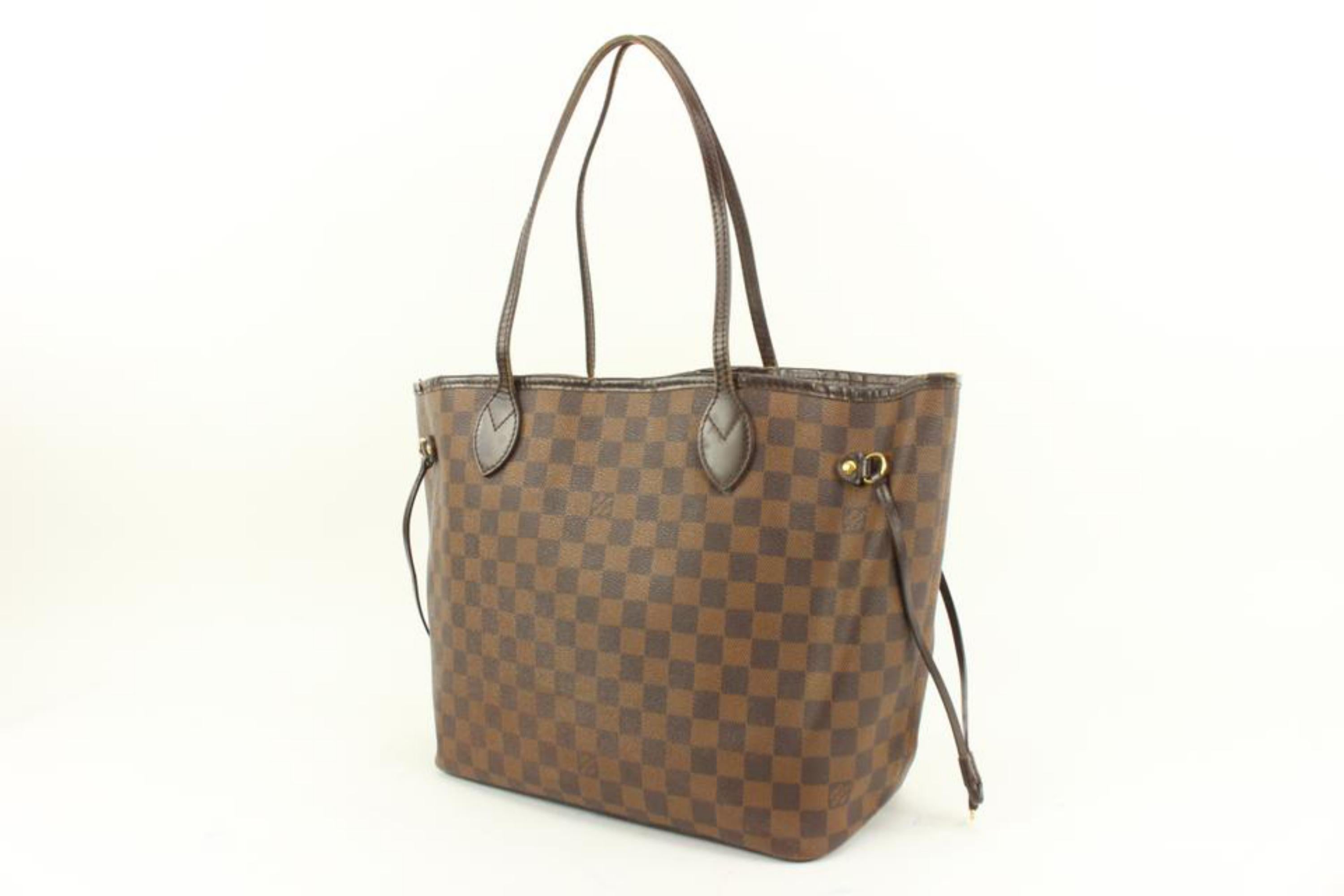 Louis Vuitton Damier Ebene Neverfull MM Tote Bag 88lv39s
Date Code/Serial Number: AR3089
Made In: France
Measurements: Length:  18.5