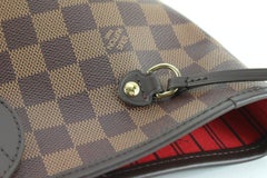 Louis Vuitton Damier Ebene Neverfull MM Tote Bag 8LVJ0106