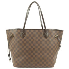 Louis Vuitton Damier Ebene Neverfull MM Tote Bag s28lv22